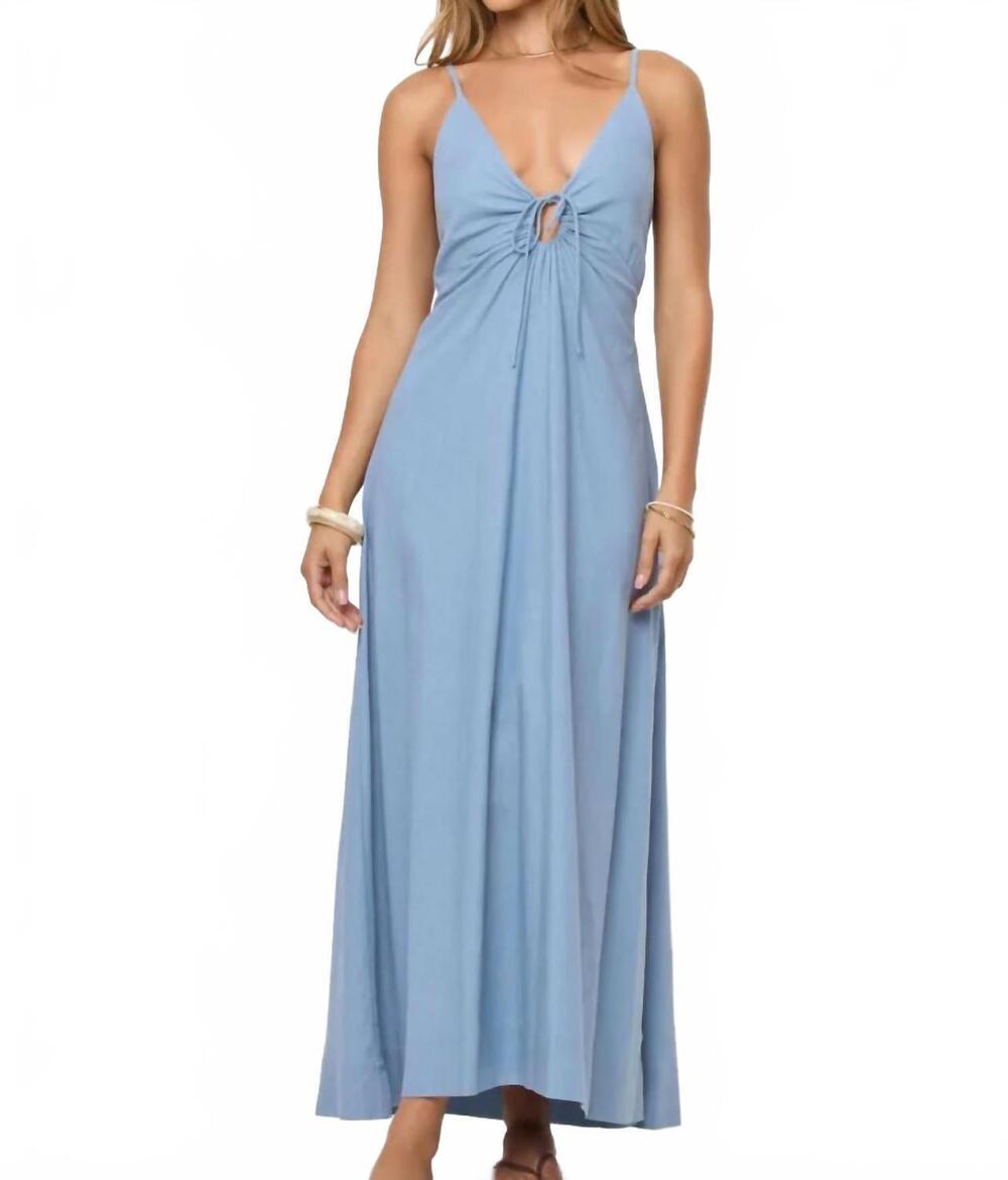 NEW L*SPACE mabel maxi dress in blue